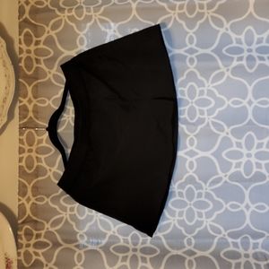 Black swim skirt